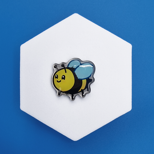 Metal Standard Happy Bee Proud Pin
