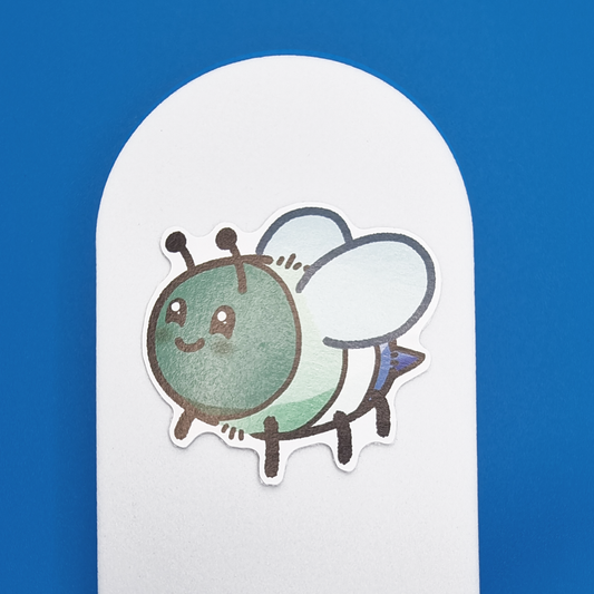 Small, Gay Pride, Happy Bee Proud, Sticker