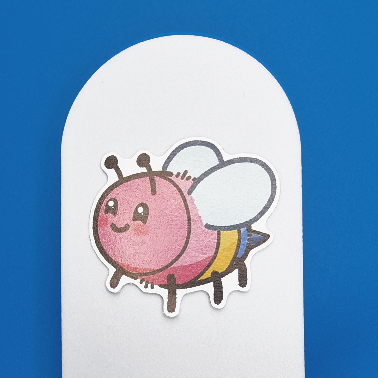 Small, Pansexual, Happy Bee Proud, Sticker