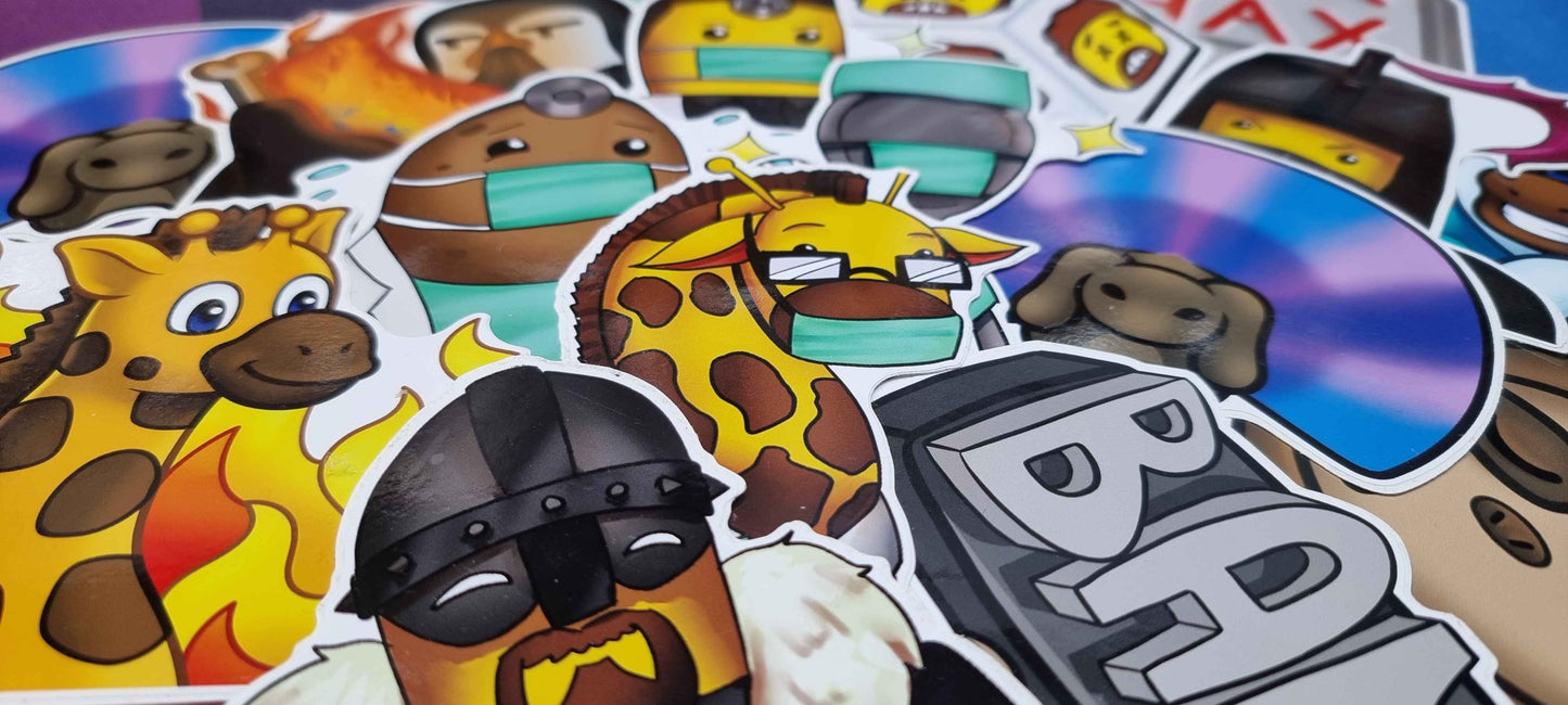 Random 3" Vinyl Sticker – Exclusive Winner's Edition!